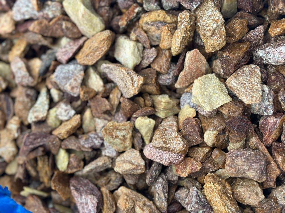 Златолит персиковый декоративная каменная крошка купить в Самарской области