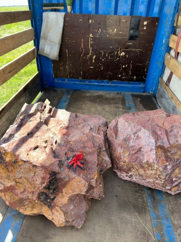Ландшафтные глыбы красно-фиолетовые 200-1000 килограмм купить в Самарской области