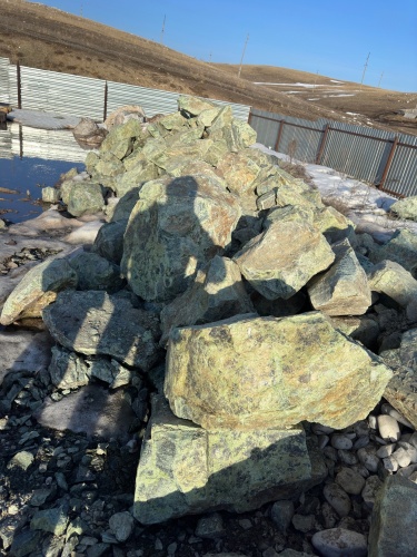 Камни для ландшафтного дизайна зелёные 10-60 килограмм купить в Самарской области
