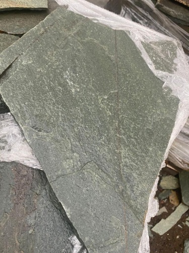 Плитняк златолит зелёный для цоколя, отмостки купить в Самарской области