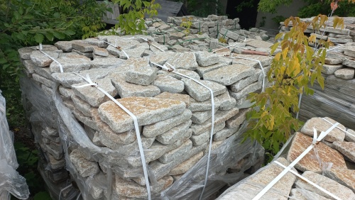 Гранитный плитняк галтованный для парковки купить в Самарской области