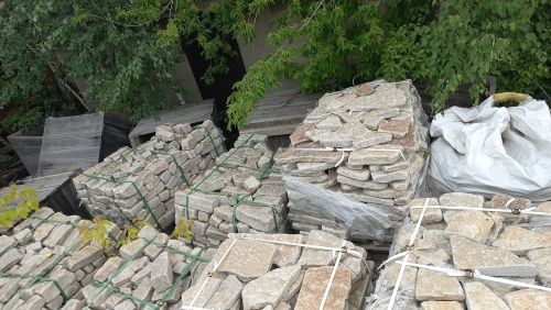 Гранитный плитняк галтованный для парковки купить в Самарской области