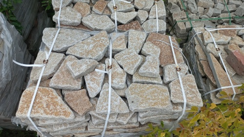 Гранитный плитняк галтованный для парковки купить в Самарской области