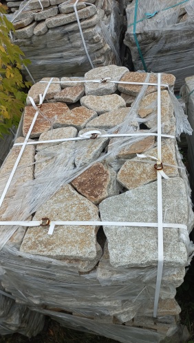 Плитняк галтованный гранитный для ландшафтного дизайна купить в Самарской области