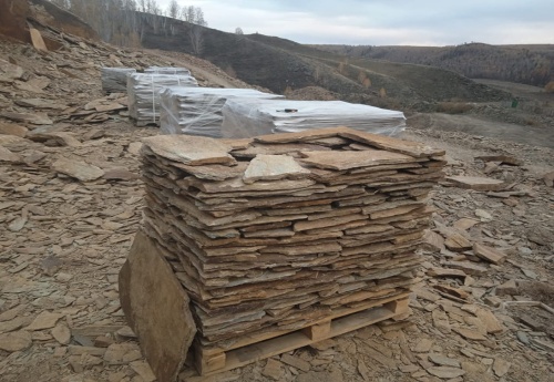 Плитняк кора дерева для цоколя, отмостки купить в Самарской области