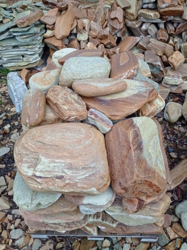 Златолит жёлтый, жёлто-зелёный глыбки и валуны для ланшафтного дизайна купить в Самарской области